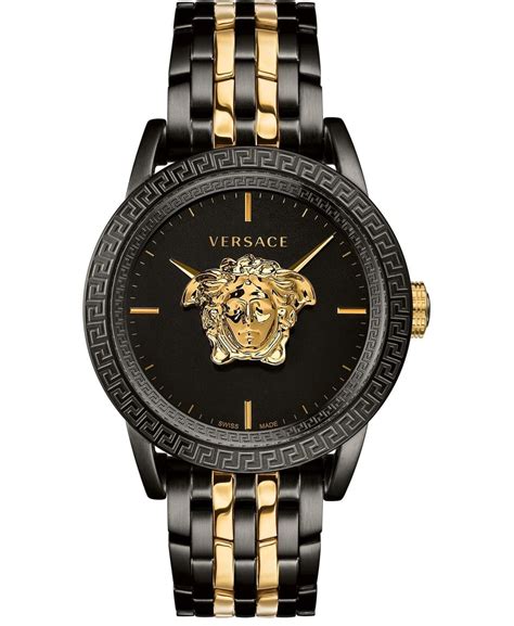 versace leather watch band|Versace watch medusa.